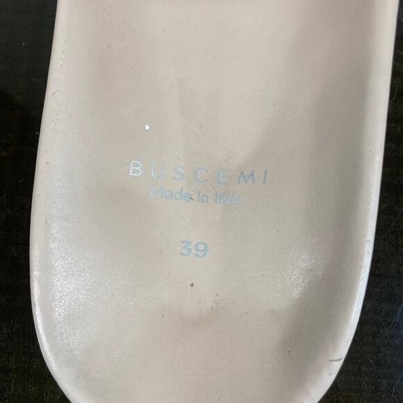 Buscemi Slide Scratch Leather Sandals Women's 39 US 9 - Picture 8 of 10